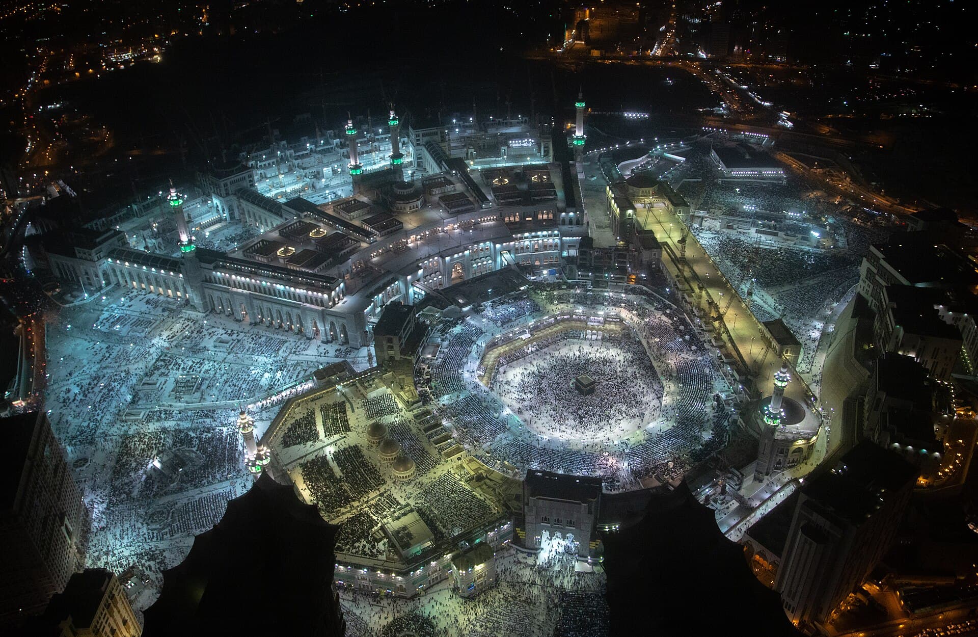 Masjid al-Haram and Kaaba in Makkah Al-Mukarramah